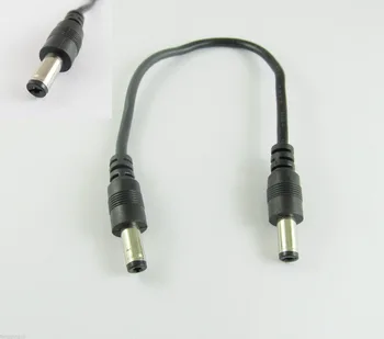 3шт Штекер питания постоянного тока для видеонаблюдения, 5,5 x 2,1 мм, штекерный разъем, удлинитель, кабель 20 см