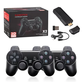GD10-X2 ТВ игровая консоль X2 4K высокой четкости PSP Pandora game box 2.4G беспроводная игра с открытым исходным кодом