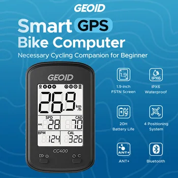 GEOID GPS Велосипедный компьютер, Велоспорт ANT + Bluetooth Беспроводной GPS Велосипедный Спидометр, Водонепроницаемый Дорожный Велосипед, MTB, Велосипедный Одометр