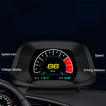 HD Автомобильный Головной дисплей Монитор OBD GPS Навигационный Проектор HUD Высокотехнологичные Автомобильные Аксессуары для вождения всех легковых и грузовых автомобилей