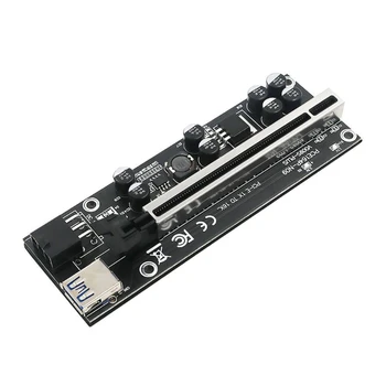 PCI-E Riser для EXPRESS 1X-16x удлинитель GPU 6Pin USB3.0 Удлинитель LED Min Прямая поставка