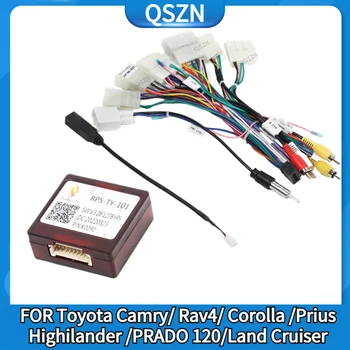 QSZN Автомобильный Радиоприемник Canbus Box RP5-TY-101 Для Toyota Camry Rav4 Corolla Prius HIGHLANDER PRADO 120 Жгут Проводов Кабель Питания