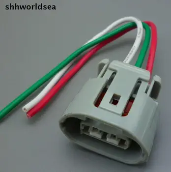 shhworldsea 2/10/50 шт 2,2 мм 3pin 3way разъемы для ремонта генератора чехол для Toyota для Suzuki 3-контактные разъемы жгут проводов 6189-044