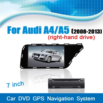 Автомобильная GPS навигационная система DVD-плеер Стерео Медиа аудиоплеер для Audi A4/A5 (2008-2013) (правое рулевое колесо) с Bluetooth