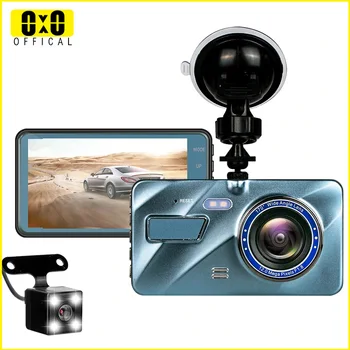 Автомобильный видеорегистратор Dash Cam для автомобиля Двойной черный ящик автомобильный видеорегистратор Dash Camera