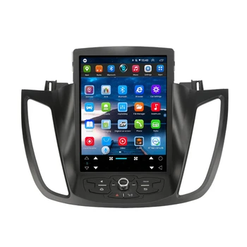 Автомобильный Радиоприемник Android 13 С экраном Tesla Для Ford Kuga C-max Escape 2013-2018 Головное Устройство Авто Радио GPS Навигационный Плеер 4G Wifi