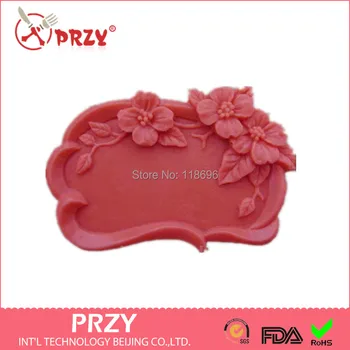 горячая распродажа, цветочная силиконовая форма для мыла, форма для украшения торта, ручная форма для мыла, форма для свечи