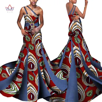 Длинное вечернее платье Дашики в стиле Анкары с открытой спиной, сексуальная африканская традиционная одежда, большие размеры, африканские платья для женщин, WY7069
