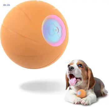 Интеллектуальный интерактивный Игрушечный мяч для собак, Злой мяч, Активирующий прыжки, Мяч для собак, Перезаряжаемые товары для домашних животных, щенок чихуахуа