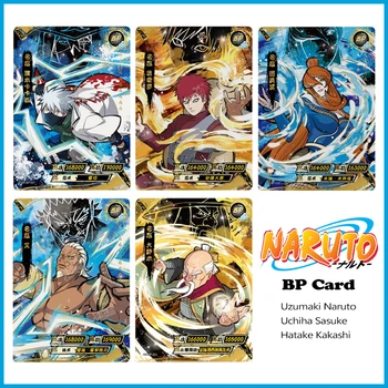 Карта NARUTO BP, персонажи аниме Uzumaki Naruto, Бронзирующие коллекционные открытки, Рождественские подарки на день рождения, мультяшные детские игрушки
