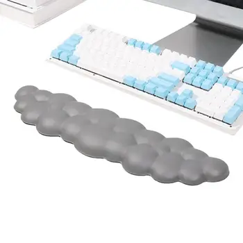 Коврик для мыши в форме облака с подставкой для запястья, нескользящая основа, коврик для запястья, эргономичный коврик для мыши для офисного игрового ПК-ноутбука машинистки