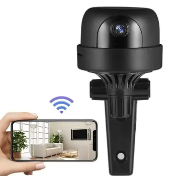 Купольная камера безопасности для помещений HD 1080p WiFi 360-градусная камера, Интеллектуальное видео, Широкоугольный микрофон, аудио, Ночное видение, Обнаружение движения
