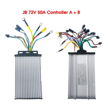 Новый Контроллер Скутера JingBo JB 72V 45/50A FOC с синусоидальной волной для 5600 Вт 6000 Вт 8000 Вт 10000 Вт 12000 Вт с дисплеем QSS4