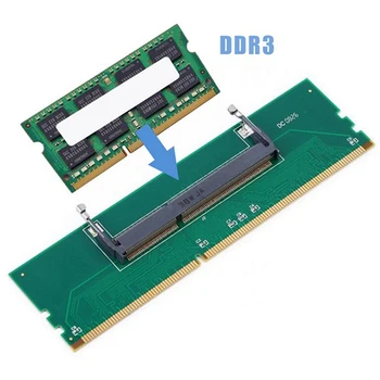 Ноутбук DDR3, карта адаптера памяти для настольного компьютера, 200-контактный разъем SO-DIMM для ПК, 240-контактный разъем DIMM для оперативной памяти DDR3