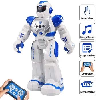 Радиоуправляемый Умный датчик жестов, Танцевальный робот, Программируемый Интеллектуальный Электрический пульт дистанционного управления, Обучающая Гуманоидная робототехника, детские игрушки