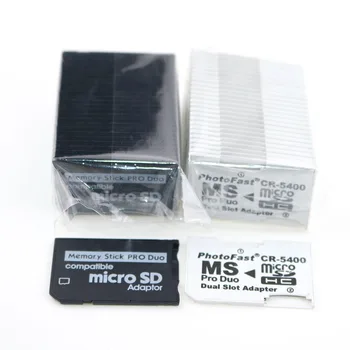 устройство чтения карт памяти с одним и двумя слотами 10 шт., Новое Устройство чтения карт памяти Micro SD SDHC TF to MS Memory Stick Pro Duo для адаптера PSP-карт