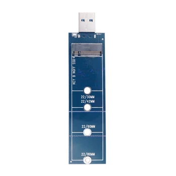 1 Шт. Карта адаптера SSD M2 к USB B Ключ M.2 SATA Протокол SSD Адаптер NGFF к USB 3.0 Карта адаптера SSD-накопителя