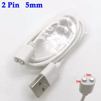 2-Контактный Магнитный Зарядный кабель с межцентровым расстоянием 5 мм, магнит Suctio USB, зарядное устройство для умного устройства Beauty instrument