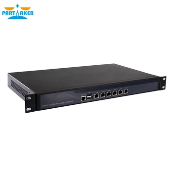 Partaker R4 ROS Тип шкафа D525 Брандмауэр 6 локальной сети Маршрутизатор 2G RAM 8G SSD