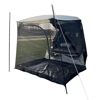 Автомобильная палатка для кемпинга внедорожник Задняя палатка Автомобильные палатки для отдыхающих Большое теневое пространство для 5-6 человек Легкий и компактный С сумкой для хранения