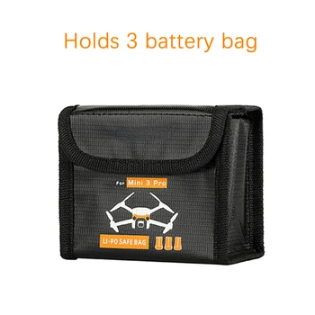 Аккумуляторная сумка для DJI Mini 3 Pro, защитный чехол для аккумулятора, безопасная для транспортировки взрывозащищенная сумка для хранения Аксессуаров