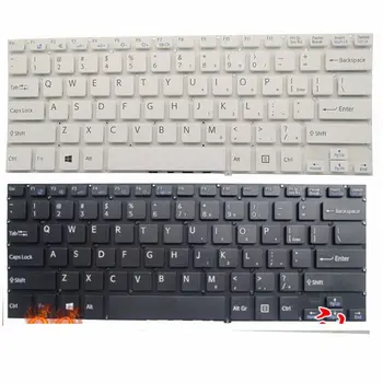 Американская Белая Новая английская клавиатура для ноутбука SONY SVF143A1QT SVF142A23T SVF143A2TT SVF14 SVF14E