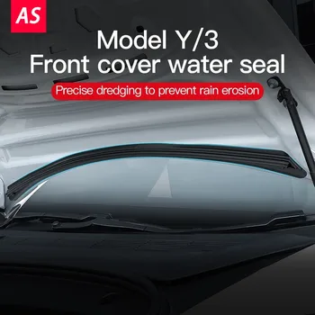В качестве передней водонепроницаемой крышки корпуса для Tesla Water Strip Для Tesla Model 3 Y Защитная крышка воздухозаборника Модификация Аксессуаров