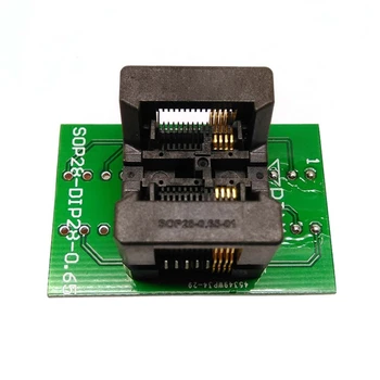 Высококачественный программатор микросхем SSOP8 (28)-0,65 Разъем адаптера для DIP20 и DIP8 Ots8 (28)-0,65-01 Микросхема видео-аудиоинтерфейса