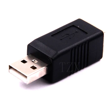 горячая продажа 1 шт. Адаптер USB 2.0 A от мужчины к USB B от женщины Конвертер Адаптер для внешнего жесткого диска принтера или сканера