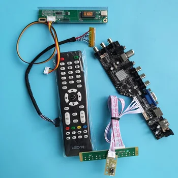 Для LTN154AT10-C/001/201/301/501/ A01/B01 1280x800 HDMI-совместимый светодиодный USB VGA AV TV DVB-T DVB-T2 плата контроллера цифровая панель