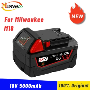 Замена Литиевой батареи Milwaukee M18 XC 18V 12.0Ah 48-11-1860 48-11-1850 48-11-1840 48-11-1820 Аккумуляторных Батарей Milwaukee M18 XC 48-11-1820