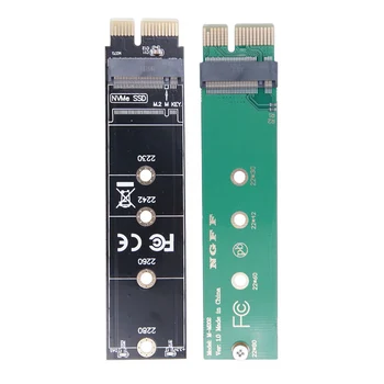 Конвертер твердотельных накопителей PCIE в NVME PCI-E Устройство чтения карт жесткого диска M Key SSD Riser 1xTest Card Поддерживает 2230/42/60/80 M.2 SSD