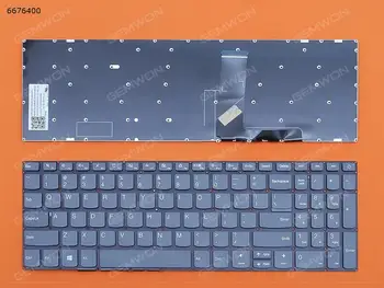 Ноутбук на американском языке, новая сменная клавиатура для Lenovo IdeaPad 320-15ABR 320-15IAP 320-15AST 320-15IKB 320-15ISK, серый win8