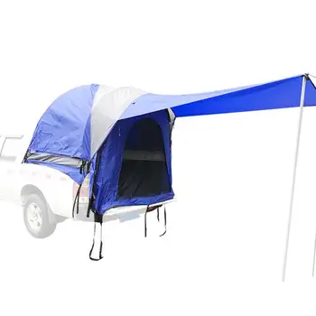 Палатка для грузовика, Двухслойная водонепроницаемая Огнестойкая палатка для пикапа, 190T, Палатка из огнестойкого полиэстера, легко монтируется
