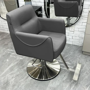 Роскошные парикмахерские кресла Barberia с косметической кожаной спинкой Парикмахерское кресло Профессиональная мебель для салона Sillas LJ50BC