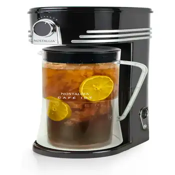 Система Для приготовления чая и кофе со льдом объемом 3 кварты с пластиковым кувшином, черный