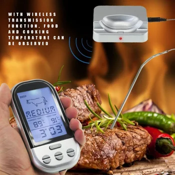 Термометры для мяса, Bluetooth, ЖК-цифровой зонд, Беспроводной пульт дистанционного управления, Кухонный термометр для барбекю, гриль, инструменты для домашней кухни с таймером
