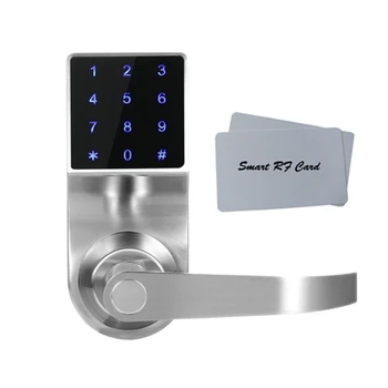 Электронный Надежный цифровой бесключевой дверной замок для безопасности дома и офиса, сенсорный экран